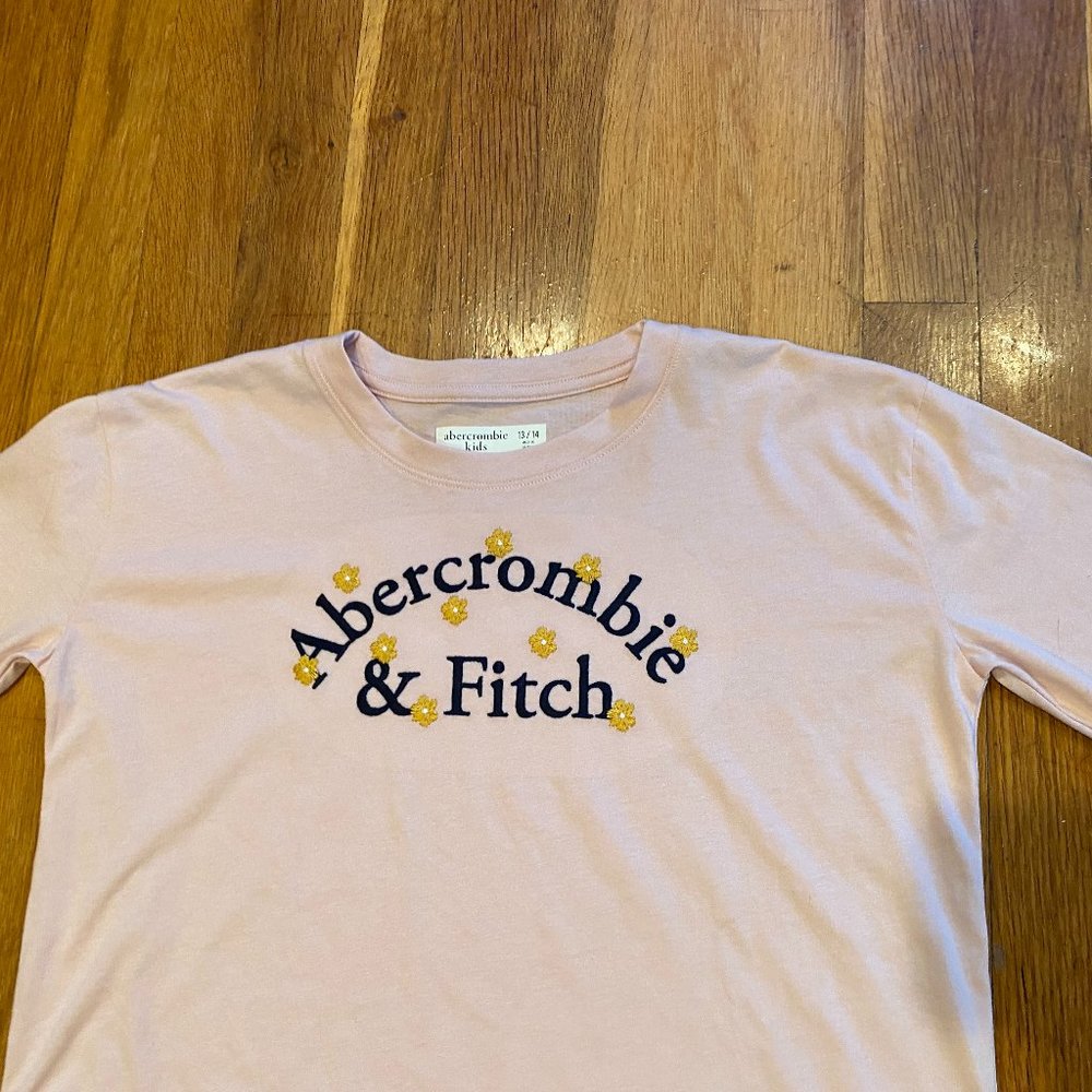 Abercrombie & Fitch Girls Pink L/S Shirt